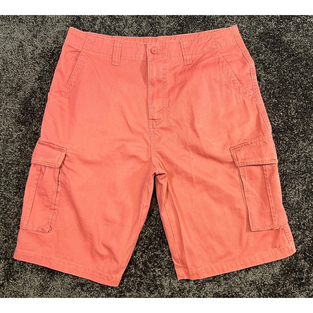 Airwalk‎ Men's Cargo Shorts Size 34 Coral Casual Outdoor Utility